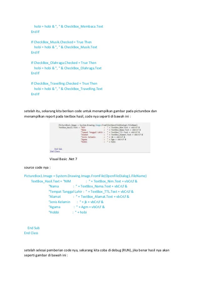 Teks Berjalan di Aplikasi Dekstop dengan