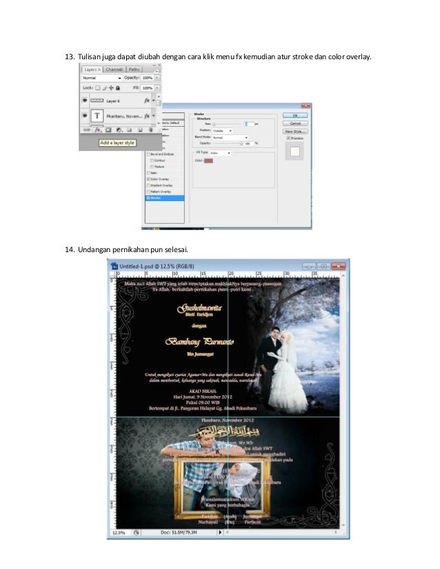 Membuat Undangan Pernikahan Menggunakan Adobe Photoshop