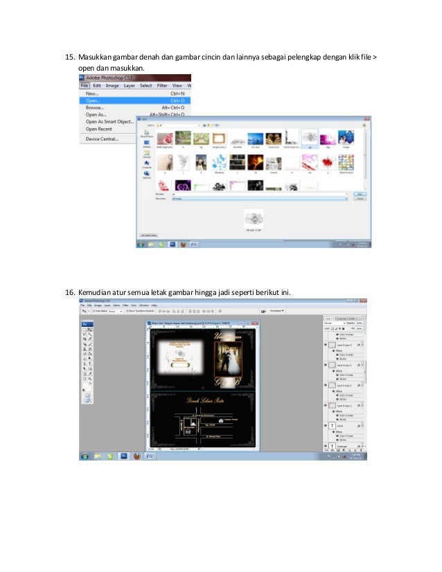 Membuat undangan pernikahan menggunakan adobe photoshop