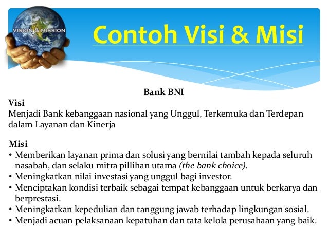 Membuat visi misi pt.bii