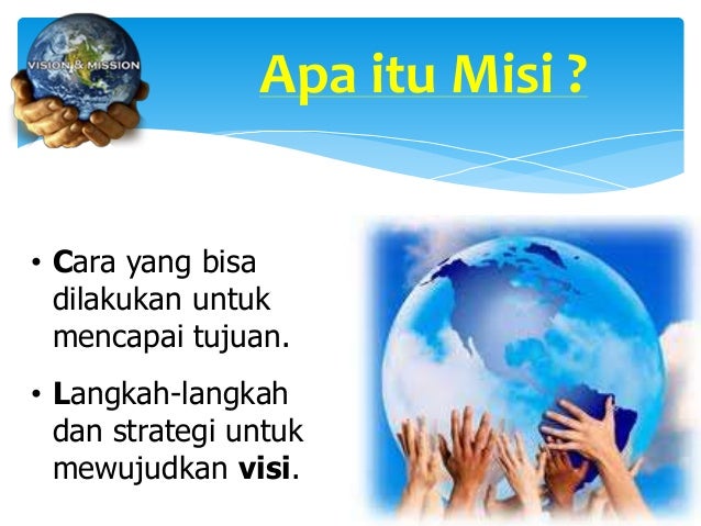 Membuat visi misi pt.bii