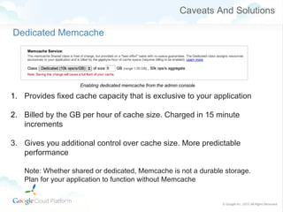 Memcache basics on google app engine | PDF