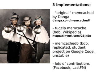 memcached vs tugela
