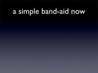 a simple band-aid now
 