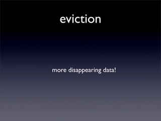 eviction


more disappearing data!
 