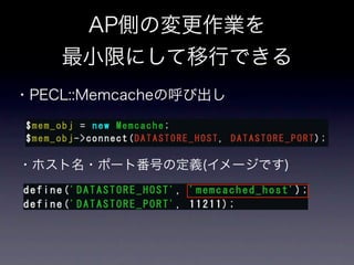 memcachedからKyotoTycoonへ