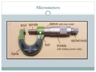 Micrometers
 