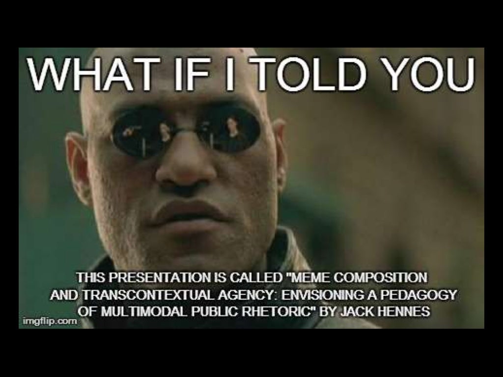 Meme composition and transcontextual agency