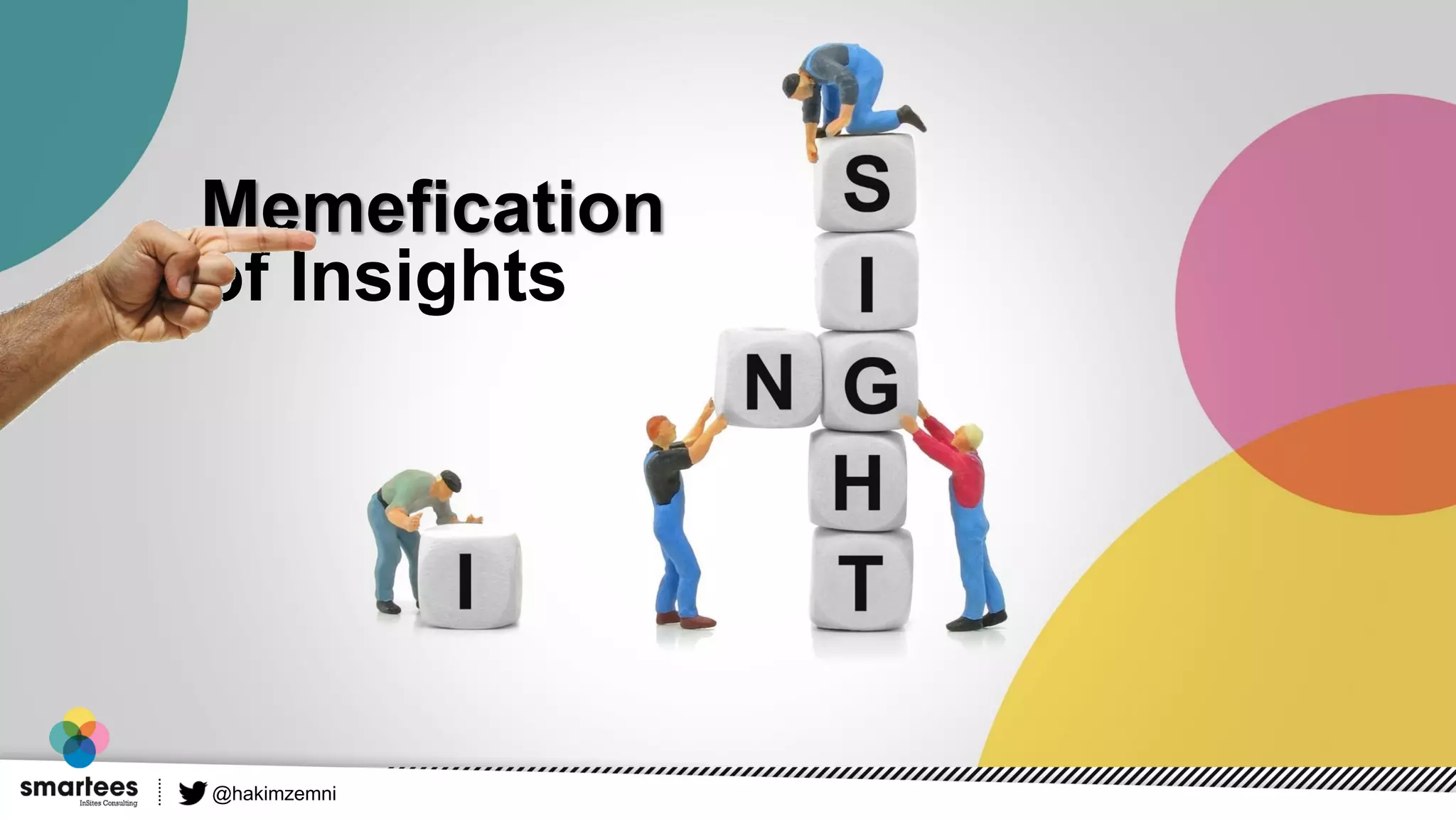 @hakimzemni
Memefication
of Insights
 