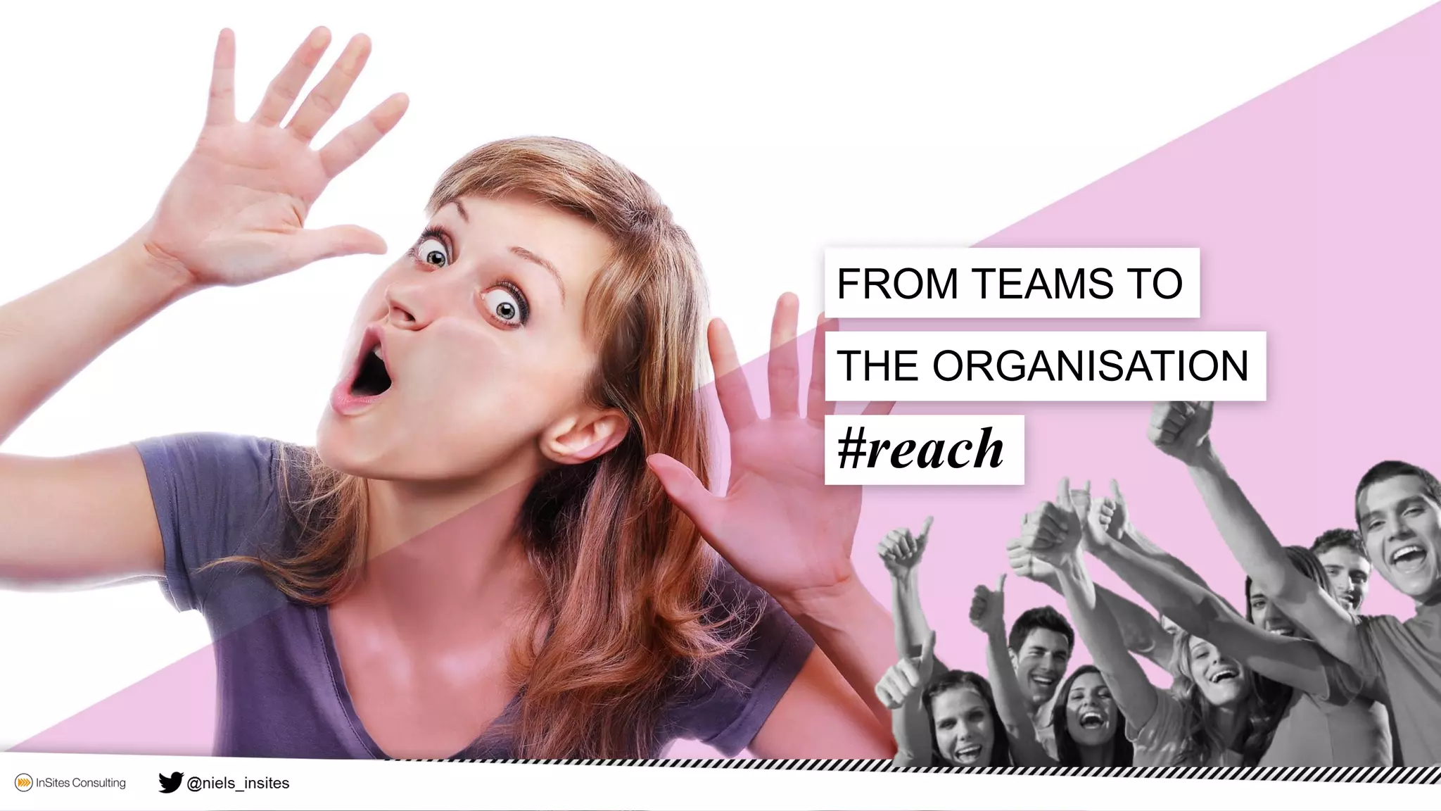 THE ORGANISATION
FROM TEAMS TO
#reach
 