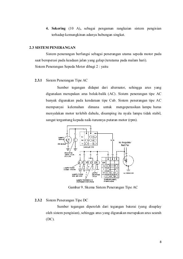 Makalah Sistem Pengisian Pada Sepeda Motor