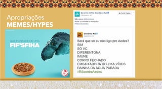 Apropriações
MEMES/HYPES
 