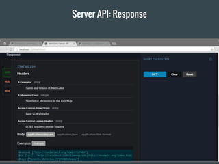 Server API: Response
 