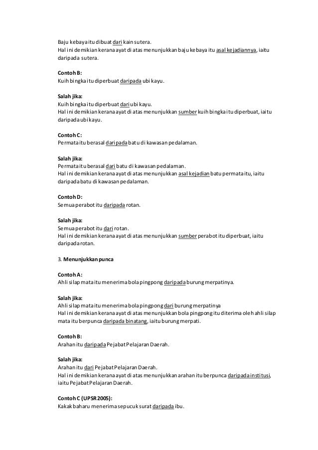 Ayat Gramatis Mensetreka Baju