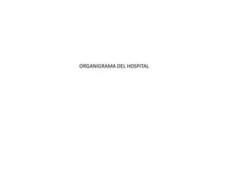 ORGANIGRAMA DEL HOSPITAL
 