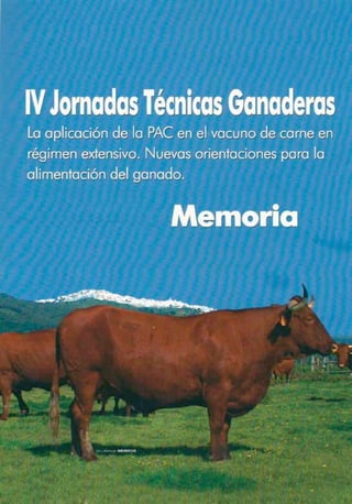 Memoria  jornada tecnica ganadera 2004, Vejer de la Frontera, Cádiz