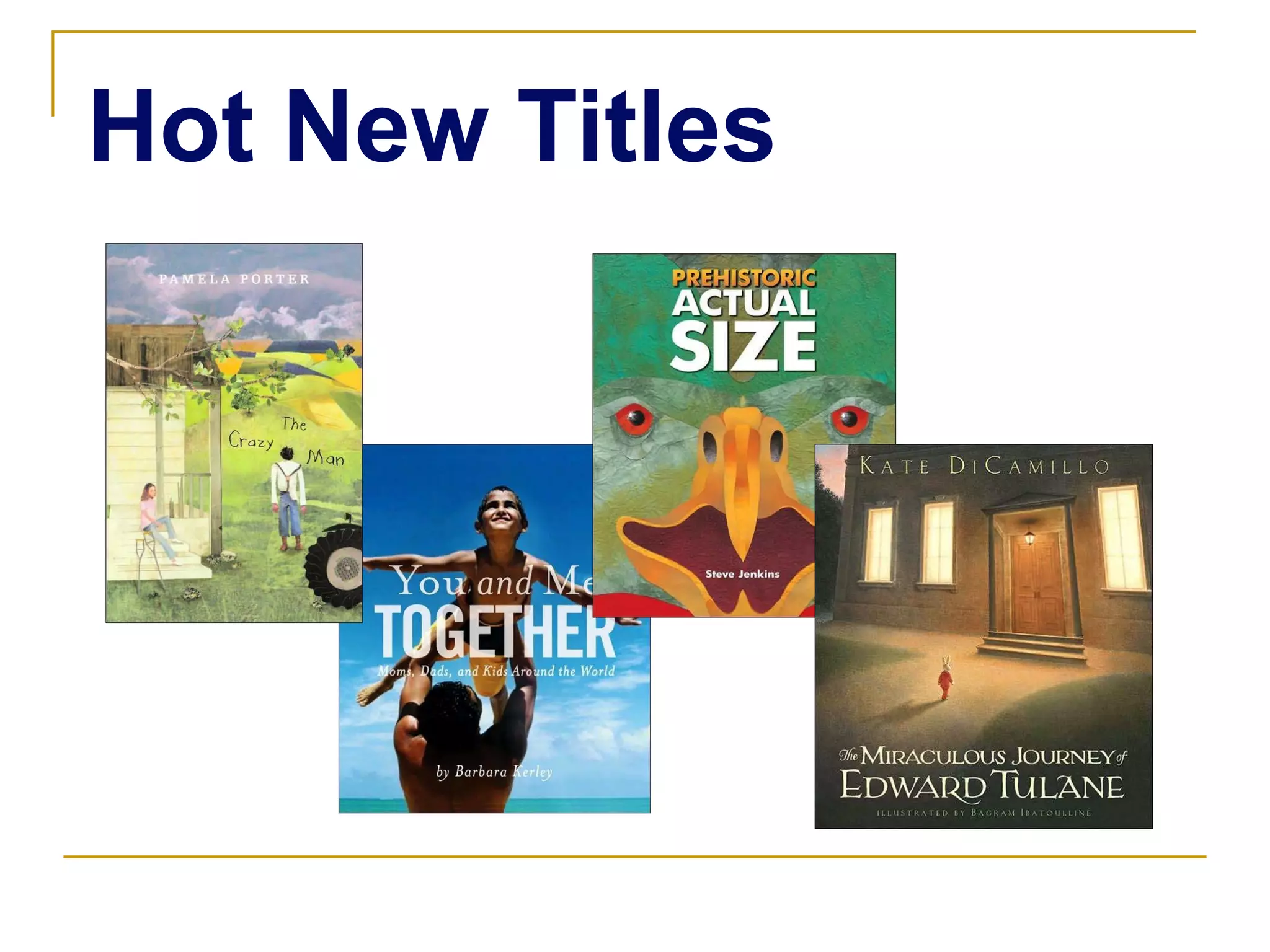Hot New Titles 