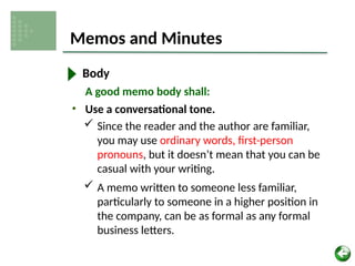 Memo how to write a effective memo .pptx