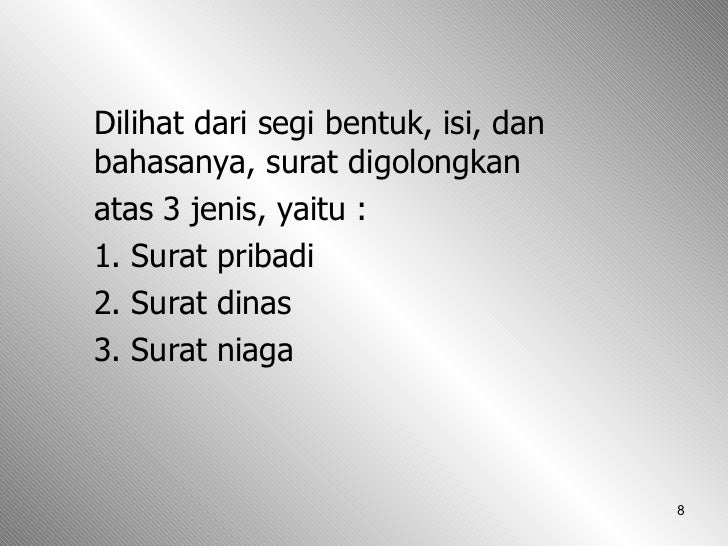 Materi Pembelajaran Menulis Memo dan Surat