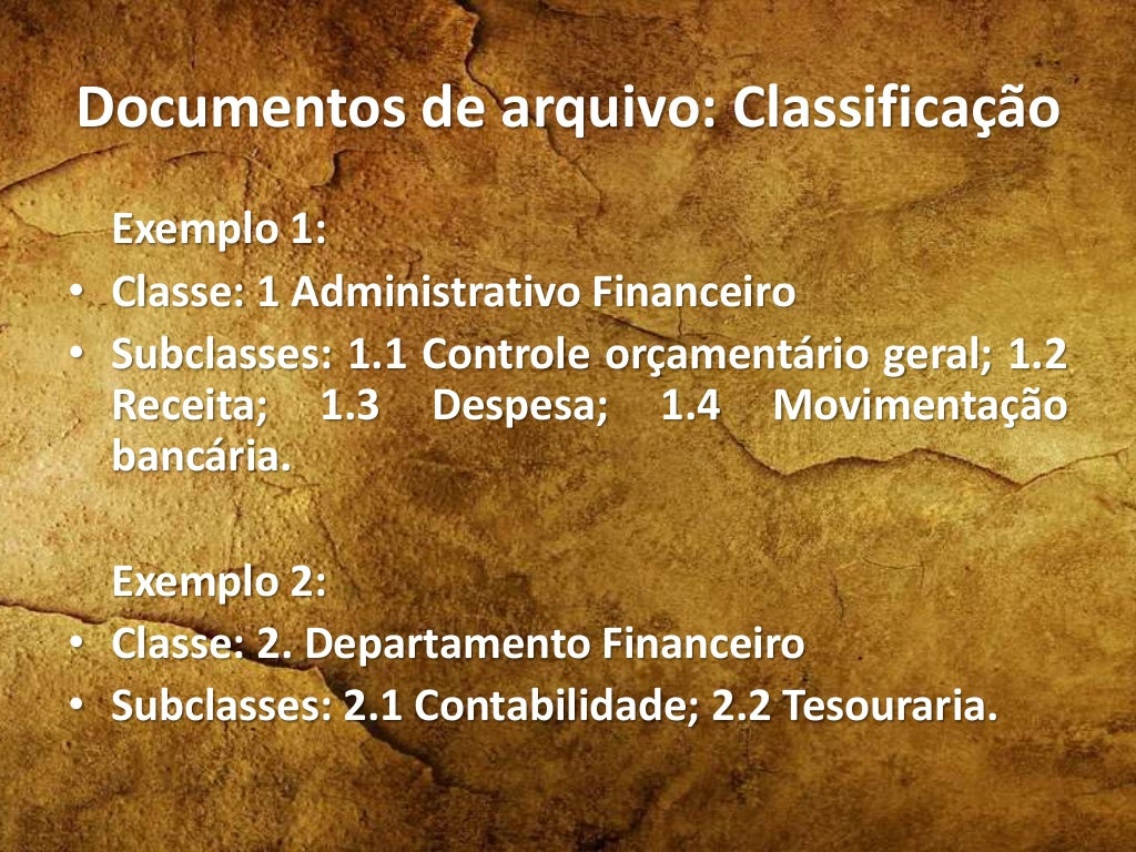 Gestão de documentos Classificação, Ordenação e Protocolo, Tipos de Gestão de documentos Classificação, Ordenação e Protocolo, Tipos de