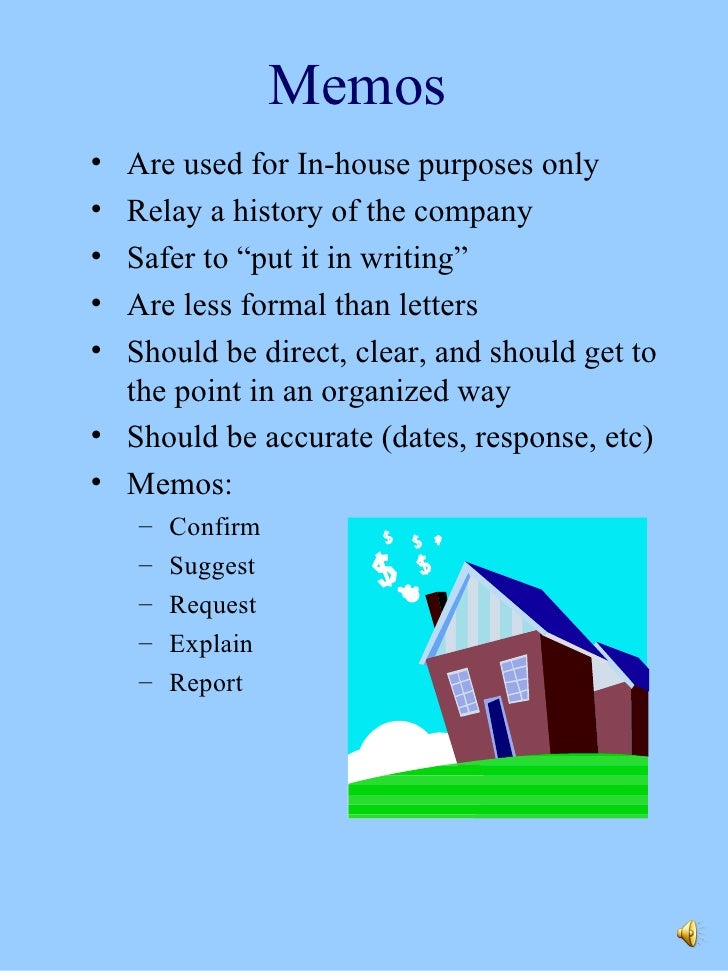 what is memo used for