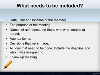 Types of Minutes
Minutes for resolution
In this type of minutes,
only the resolution
passed at a meeting
are recorded and ...
