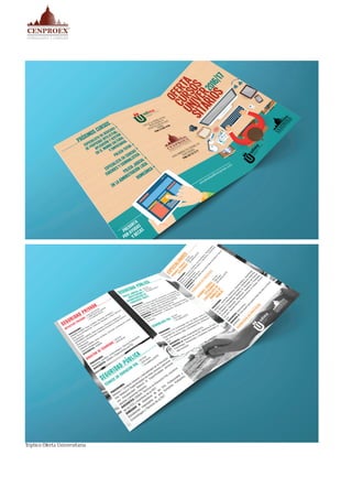 Tríptico Oferta Universitaria
 