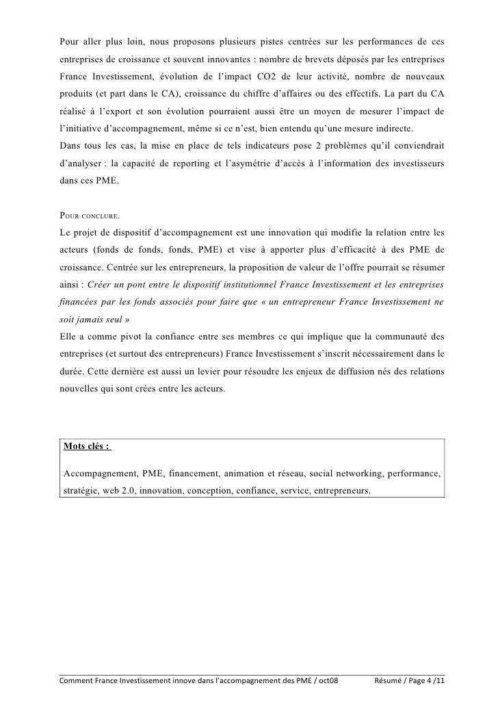 Comment Faire Un Résumé De Mémoire De Recherche