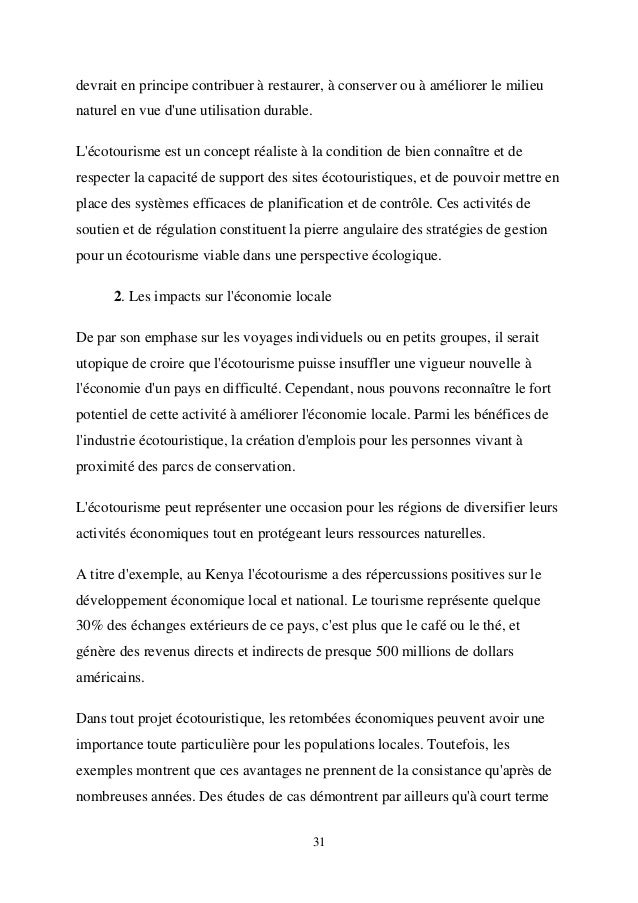 Tourisme Durable Avantages Et Enjeux