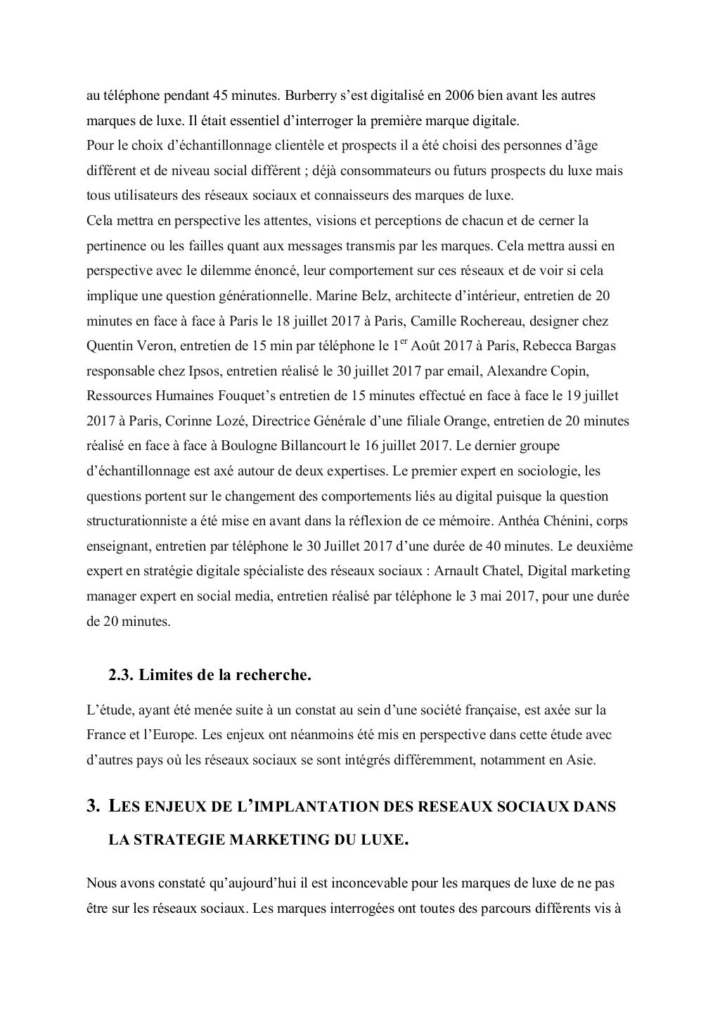 Memoire  MBA management et marketing digital