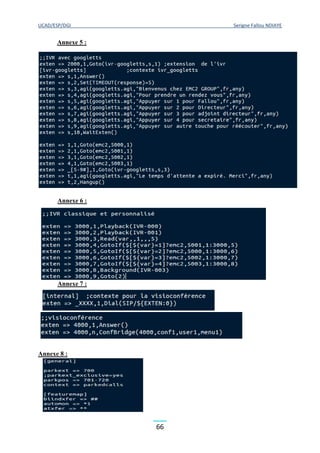 UCAD/ESP/DGI Serigne Fallou NDIAYE
66
Annexe 5 :
Annexe 6 :
Annexe 7 :
Annexe 8 :
 