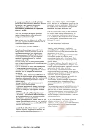 75
Hélène FAURE – ISCOM – 2014/2015
 