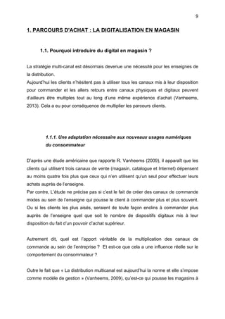 Mémoire IAE digitalisation du parcours d'achat_Robert Depiquigny