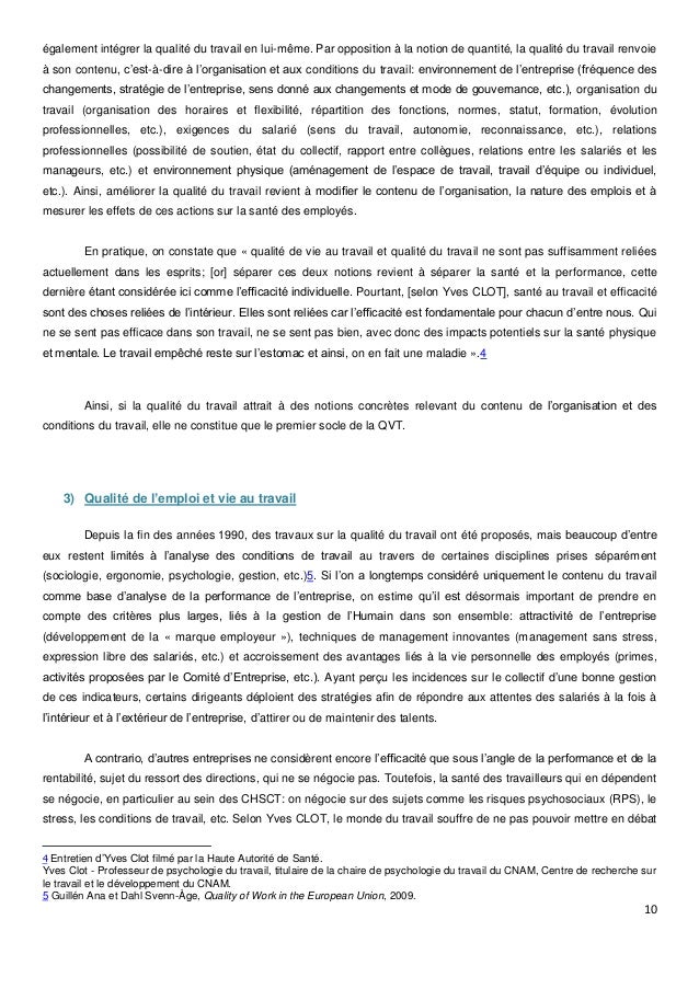 diplome qualite de vie au travail