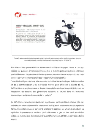 18
Figure 3 : exemple d’un opérateur de scooters partagés qui commercialise explicitement ses services
comme étant de la m...