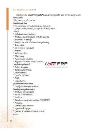2-2- NEXTMA & TinyERP

          -"78 4          8 ("?            E       ,

     8          '          ;

     P4            '
     PB        )     '             (           )
     Q
     P4
     P     '                               ,
     P"   D $ 6
     P       '                             )
     P8 +
     P
     P
     P?
     P  6 )
     P?
     P? E        '             :

     P
     PQ
     P4
     PR         $=SJJT
     P "9
     PB

     PB     )

     P
     P9
     P4
     P9                                U
                                       $B?> V
     P-
     PB
     P 4)           ( )
     P1
     "

20
 