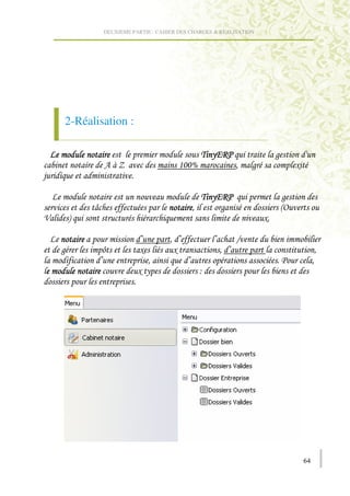 DEUXIEME PARTIE : CAHIER DES CHARGES & REALISATION




    2-Réalisation :

                                                 8 ("?                     )
                4 <                     TJJL                   '   )            ,


                                                  8 ("?                     )
            O                                   '     )                    !=
Q       #                                                              ,

                           :          ' :            :         M
    )        D             ,           ,                 ' :                         '
            :                '              :                                       '
                           , (                   ;
 