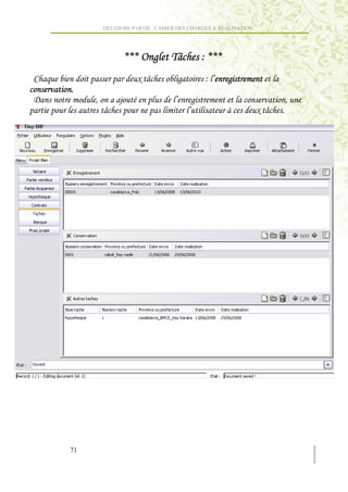 DEUXIEME PARTIE : CAHIER DES CHARGES & REALISATION




              PPP = ) 8O                        ; PPP
B                  , O              )            ; :    )

9   '                           :           )                      '
        O                               :                    , O
 