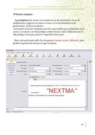 DEUXIEME PARTIE : CAHIER DES CHARGES & REALISATION




    9                ;

                                                                     '
                                             '
                    ,
B                                '       E
                             D                   :     '
D           :            '                       :

9                                        )       !         '     '       #
        )                            (




                                                                             80
 