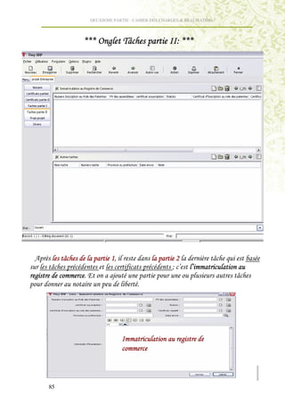 DEUXIEME PARTIE : CAHIER DES CHARGES & REALISATION




         PPP = ) 8O                          ; PPP




4 2  O            T'                        0            2 O
   O                                       . :       :
)        "                                                     O




                                                 )




  85
 