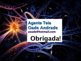 Agente Teia
Oade Andrade
aoade@hotmail.com

 Obrigada!
 Obrigada
 