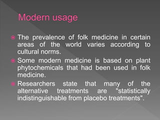 Introduction to Traditional Medicine | PPTX