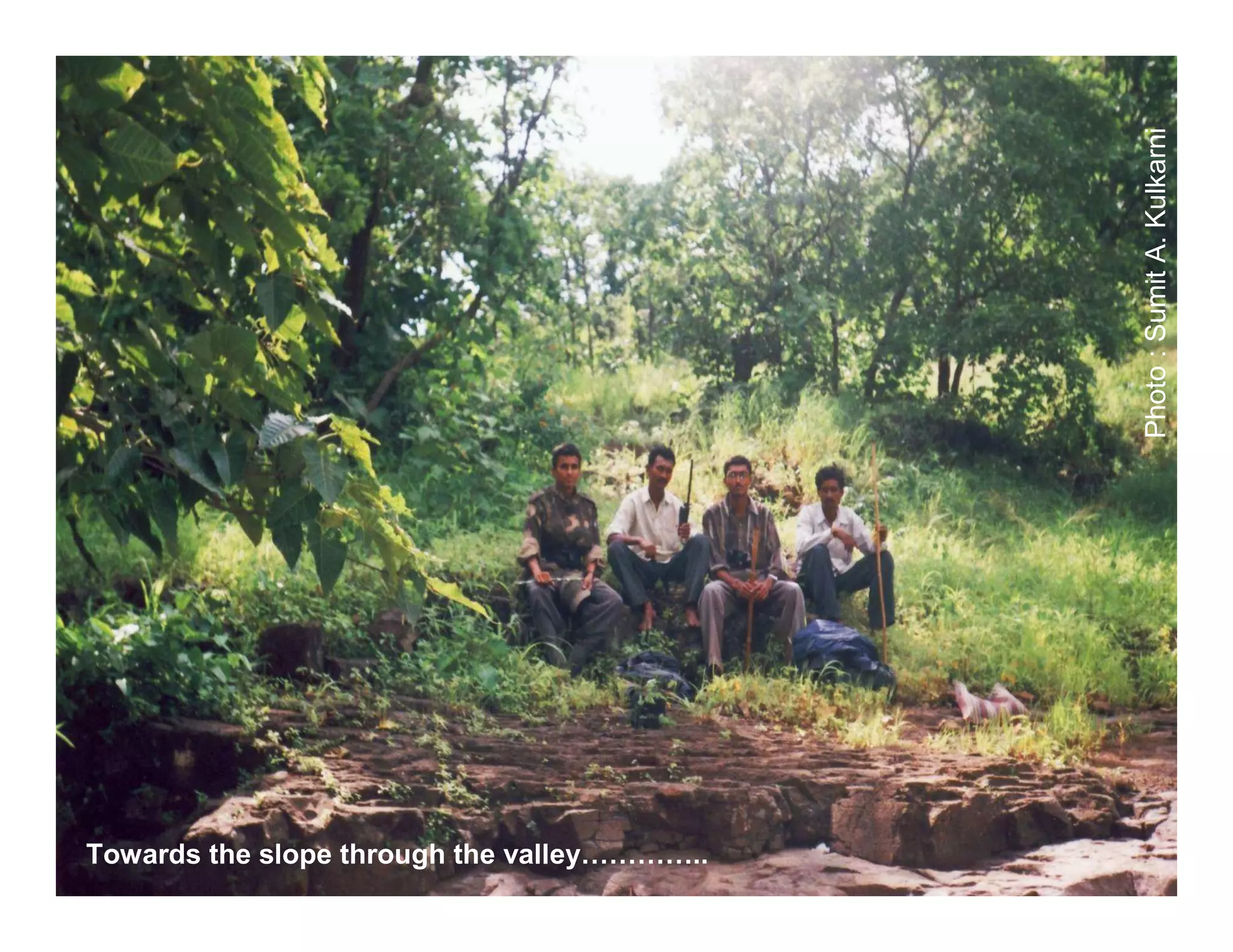 Photo : Sumit A. Kulkarni
Towards the slope through the valley…………..
 
