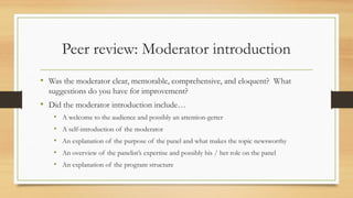 Moderator Notes Examples Memorable Moderator Introductions no notes.pptx