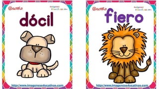 Memorama para trabajar antonimos