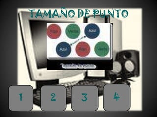 TAMAÑO DE PUNTO




1      2   3    4
 