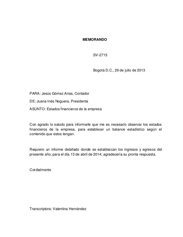 Memorandos
