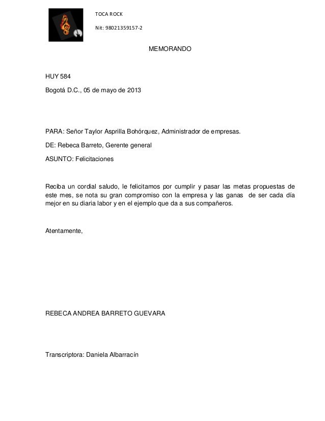 Memorando