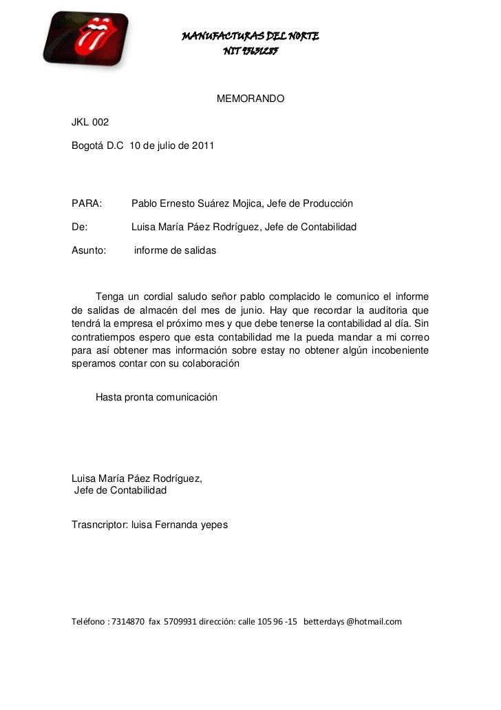 memorando