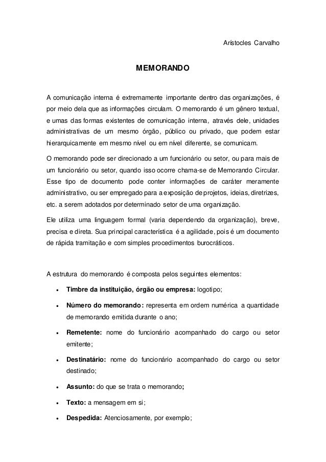 memorando